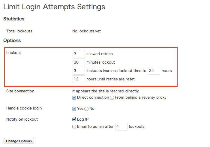 ログインに失敗したらロックアウトするWordPressプラグイン「Simple Login Lockdown」と「Limit Login Attempts」の比較