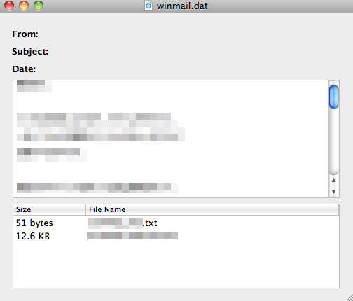 Winmail dat как открыть mac os