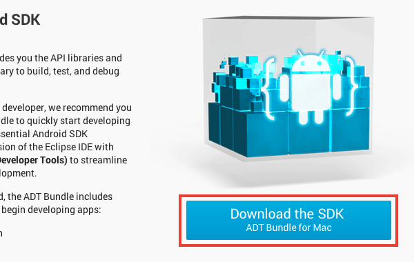 Android SDK Mac のインストール方法