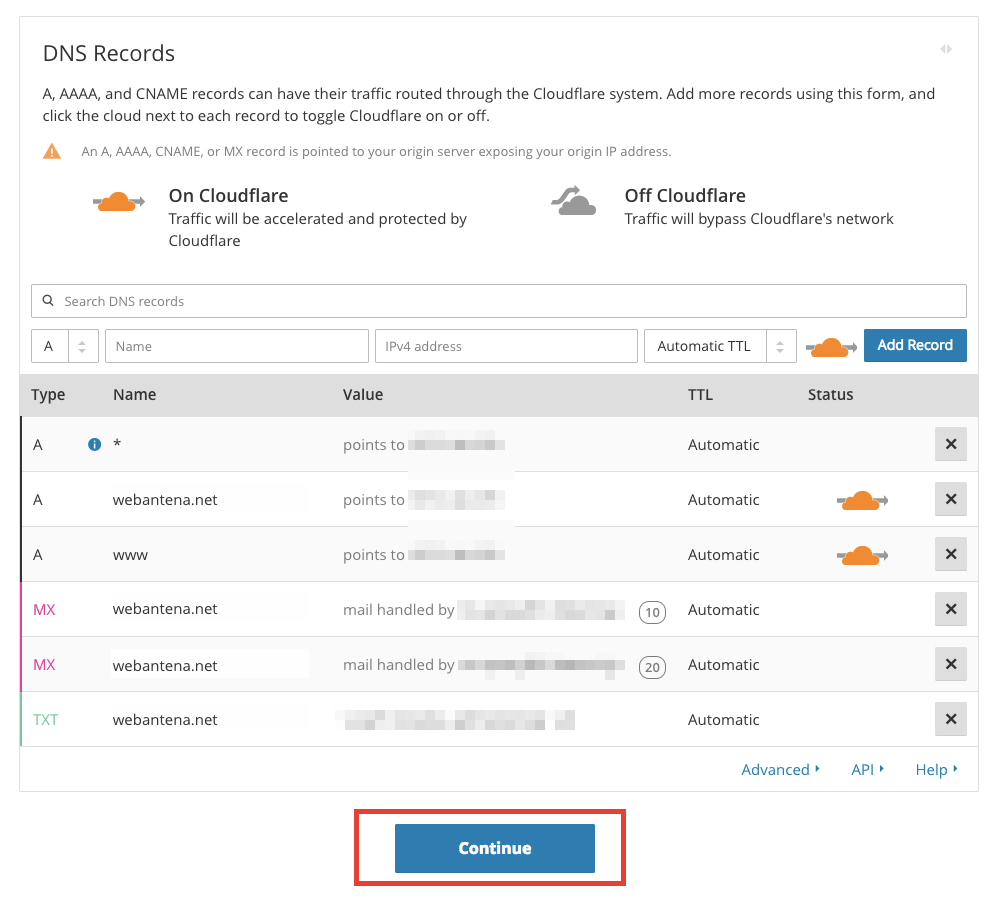 ヘテムルサーバーでCloudFlareを導入する手順